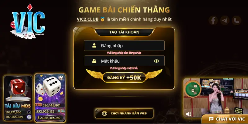 Hướng dẫn đăng ký tài khoản cụ thể, chi tiết cho người chơi mới